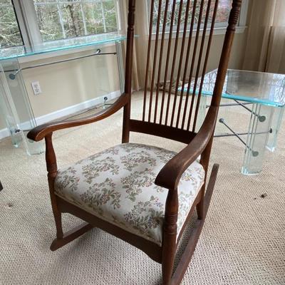 Vintage Refinished Rocking Chair