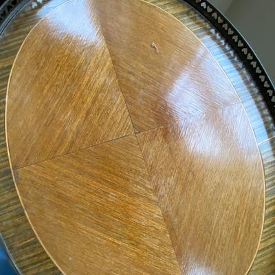 Antique French Side Tables with Three Drawers