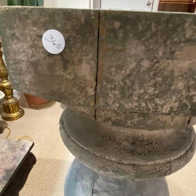 Pair of Carved Wooden Pedestals