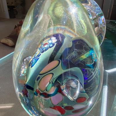 Lot of Vintage Glass Paperweights