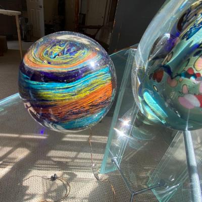 Lot of Vintage Glass Paperweights