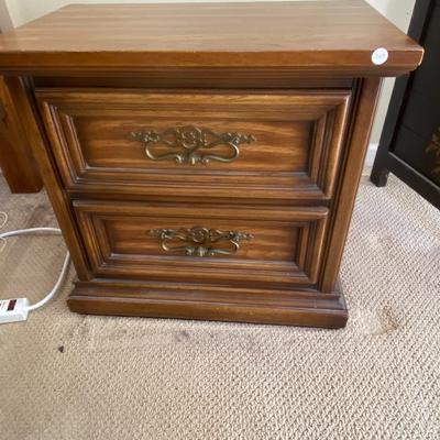 Two Drawer Nightstand