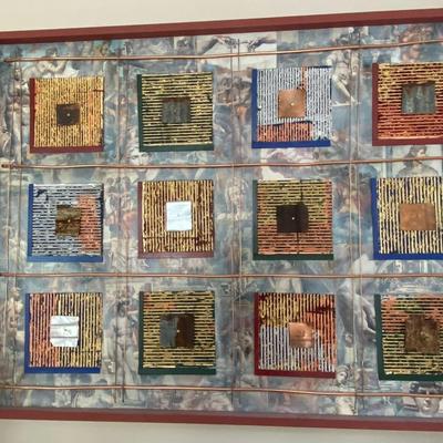 Framed Original Tom Roddy Mixed Media Picture, Signed