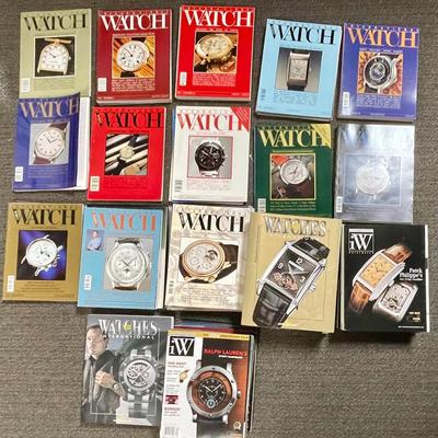 Lot of Collector Watch Catalogs 80+ volumes from 1989 to 2010