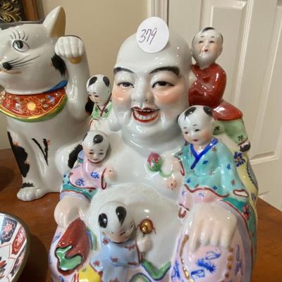 Lot of Four Asian Styled Decor Pieces