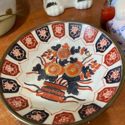Lot of Four Asian Styled Decor Pieces