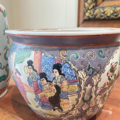 Lot of Four Vintage Asian Styled Ceramics