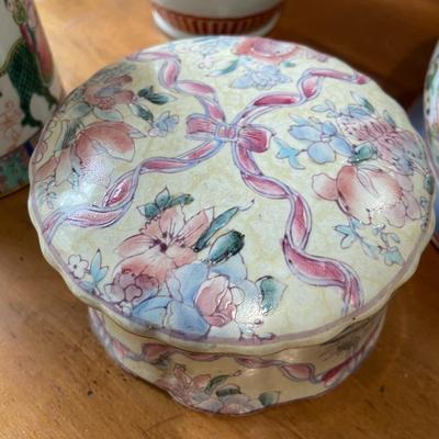 Lot of Four Vintage Asian Styled Ceramics
