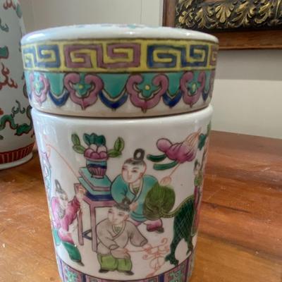 Lot of Four Vintage Asian Styled Ceramics