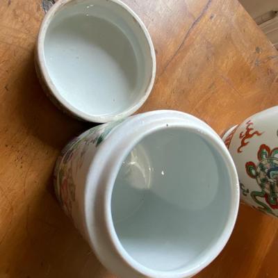Lot of Four Vintage Asian Styled Ceramics