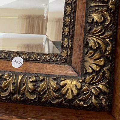 Ornate Wood Framed Mirror