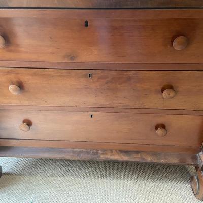 Antique Empire Four-Drawer Chest