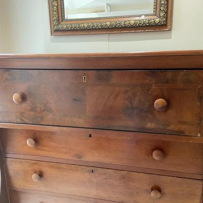 Antique Empire Four-Drawer Chest