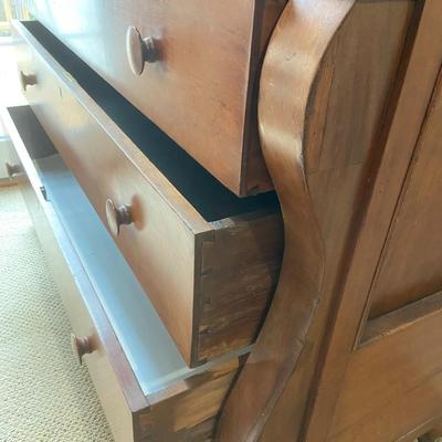 Antique Empire Four-Drawer Chest