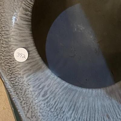 Vintage Graniteware Bedpan Grey