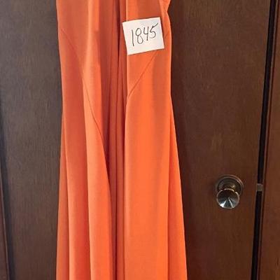 Vintage Orange Dress