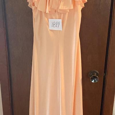 Vintage Peach Dress