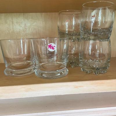 Set of Seven Rocks Glasses