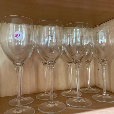 Set of Eight Wine Stems