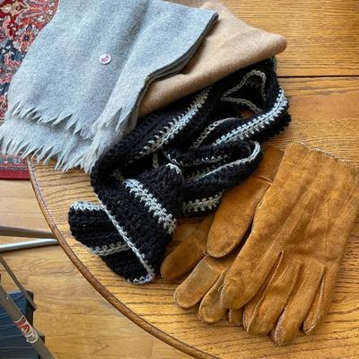 Wool and Crochet Scarves and Gloves