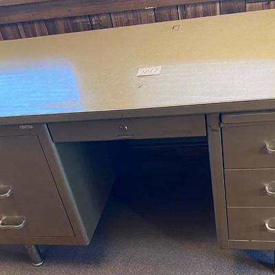 Large Metal Desk