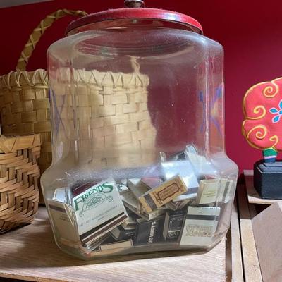 Vintage Lance Glass Jar