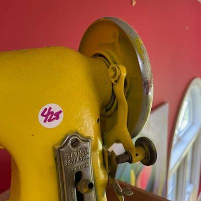 Vintage Repainted Designer Sewing Machine