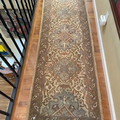 7 x 3 Wool Pile Hallway Runner Rug