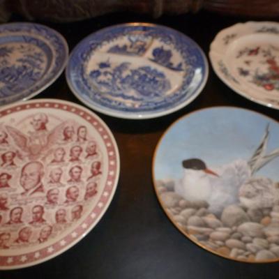 Five Collector's Plates- Multiple Themes