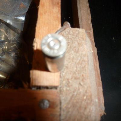 Wooden Box with 2,000+ 9mm Shells for Reloading (Choice B)