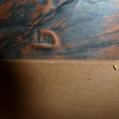 Copper Art Panel- Floral Design