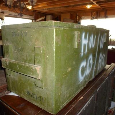 Military Rifle Box- Approx 44" x 18" x 19"