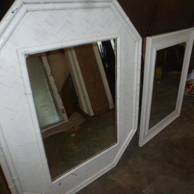 Two Framed Mirrors