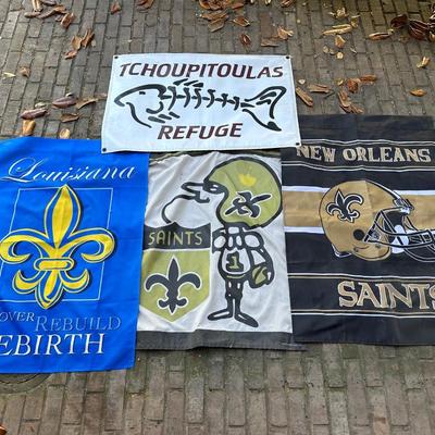 Outdoor New Orleans Flags