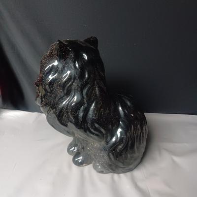LARGE CERAMIC BLACK CAT