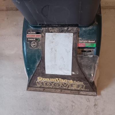 HOOVER STEAM VAC DELUXE CARPET CLEANER WITH UPHOLSTERY ATTACHMENT