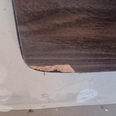 8 FOOT FOLDING TABLE JUST IN TIME FOR A YARD SALE