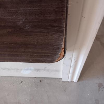 8 FOOT FOLDING TABLE JUST IN TIME FOR A YARD SALE