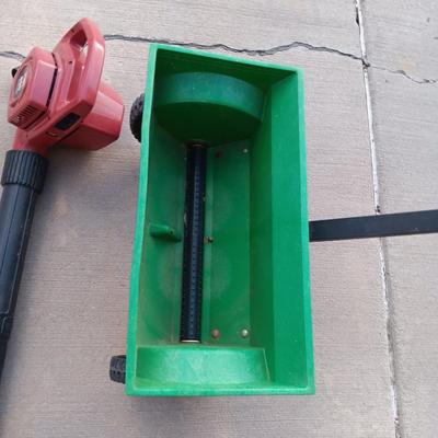 TORO LEAF BLOWER AND WALK BEHIND SPREADER