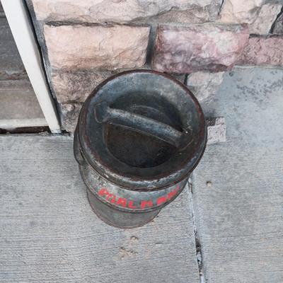 FARMERS COOP FULLERTON NEB MILK CAN