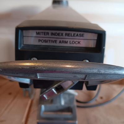 POWR KRAFT 10" RADIAL ARM SAW WITH OR W/O CABINET IT SITS ON