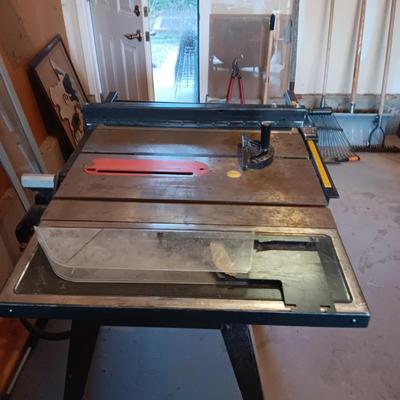 CRAFTSMAN 10" FLEX DRIVE TABLE SAW ON STAND WITH MANY EXTRAS