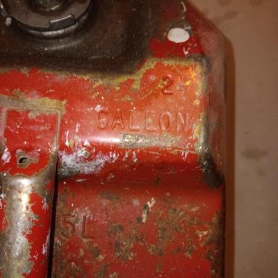 2 BLITZ METAL 2 GALLON EACH GAS CANS