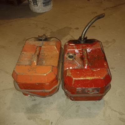 2 BLITZ METAL 2 GALLON EACH GAS CANS