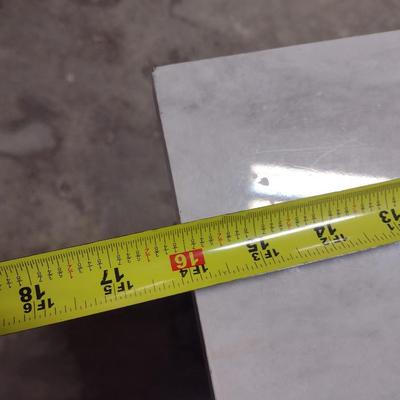 Metal Framed Chrome Finish Side Table