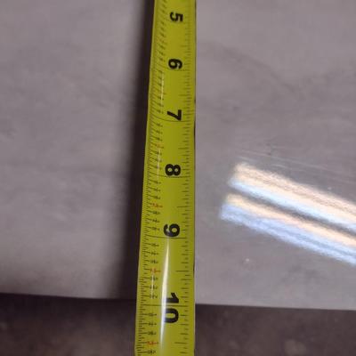 Metal Framed Chrome Finish Side Table