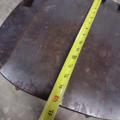 Vintage Bent Wood Spindle Back Farm Chair