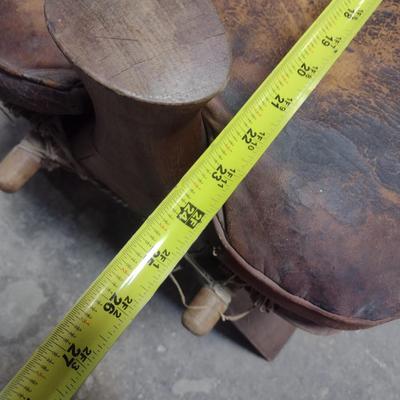 Vintage Leather Seat Camel Saddle