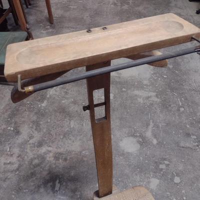 Wood Framed Butler Chair and Coat Stand
