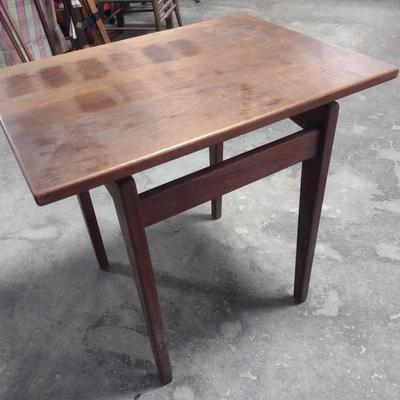 Mid Century Design Solid Wood Side Table